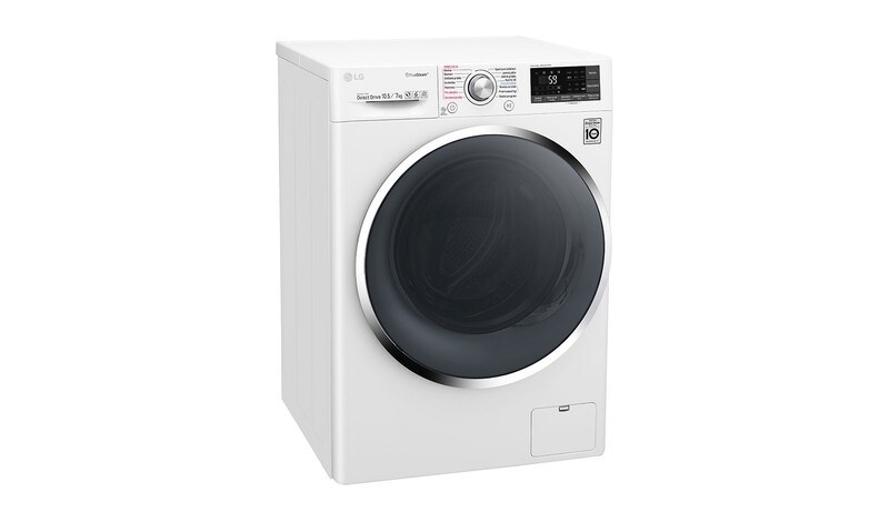 LG 10,5 kg pračka / 7 kg sušička, 1400 ot./min, 6 Motion DD, Direct Drive™, TrueSteam™ - parní praní, ThinQ™, Přidat prádlo, 14 programů, 8 možností sušení, F104J8JH2W