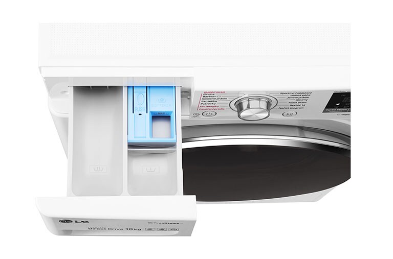LG 10 kg pračka, 1400 ot./min, 6 Motion DD, TrueSteam™ - parní praní, 14 programů, F104J8JS2W