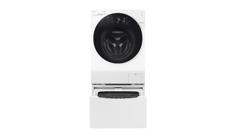 LG 12 kg pračka / 8 kg sušička / 2 kg mini pračka , TwinWash™, 1600 ot./min, A (v rozsahu A až G), 6 Motion DD, Direct Drive™, TrueSteam™, EcoHybrid™, ThinQ™ + WiFi připojení, Přidat prádlo, 12 programů, 8 možností sušení, F126G1BCH2N