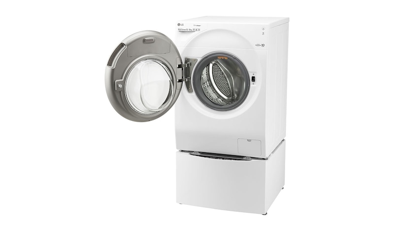 LG 12 kg pračka / 8 kg sušička / 2 kg mini pračka , TwinWash™, 1600 ot./min, A (v rozsahu A až G), 6 Motion DD, Direct Drive™, TrueSteam™, EcoHybrid™, ThinQ™ + WiFi připojení, Přidat prádlo, 12 programů, 8 možností sušení, F126G1BCH2N