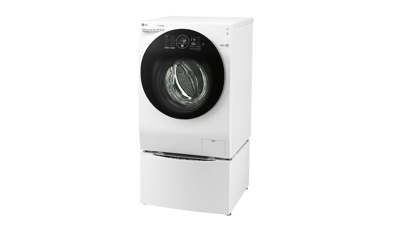 LG 12 kg pračka / 8 kg sušička / 2 kg mini pračka , TwinWash™, 1600 ot./min, A (v rozsahu A až G), 6 Motion DD, Direct Drive™, TrueSteam™, EcoHybrid™, ThinQ™ + WiFi připojení, Přidat prádlo, 12 programů, 8 možností sušení, F126G1BCH2N
