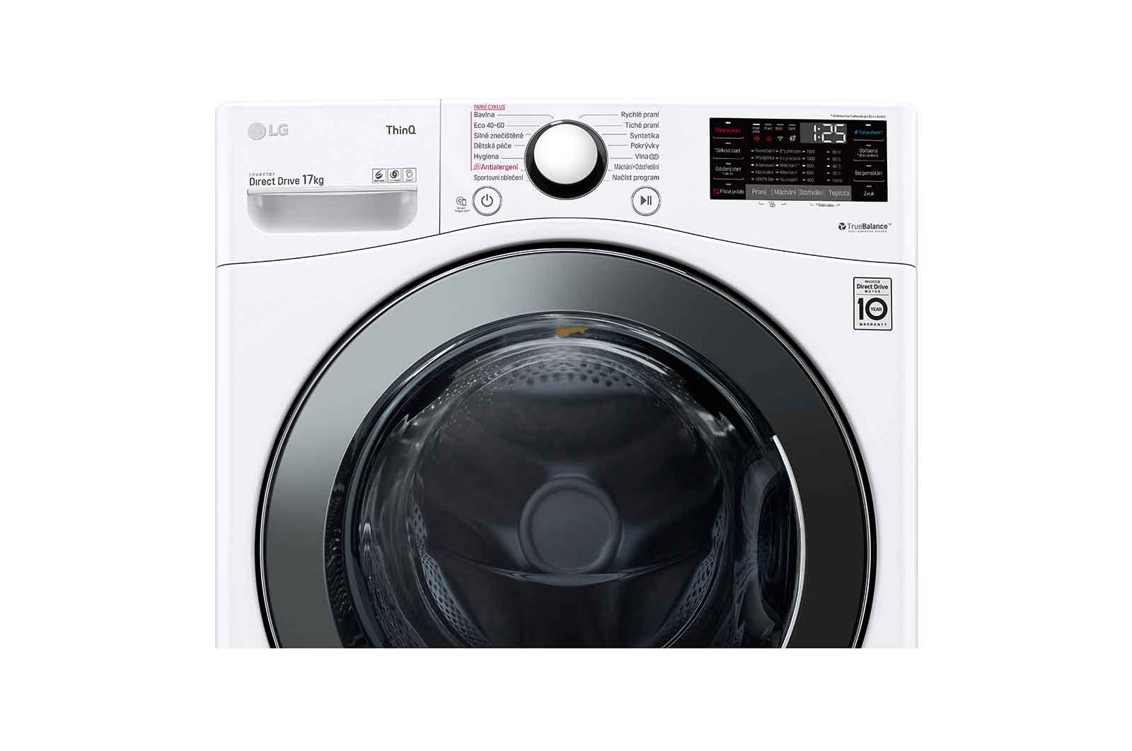 LG 17 kg pračka LG  | E | 1100 ot./min | TurboWash™ | ThinQ™, F171P1CY2W