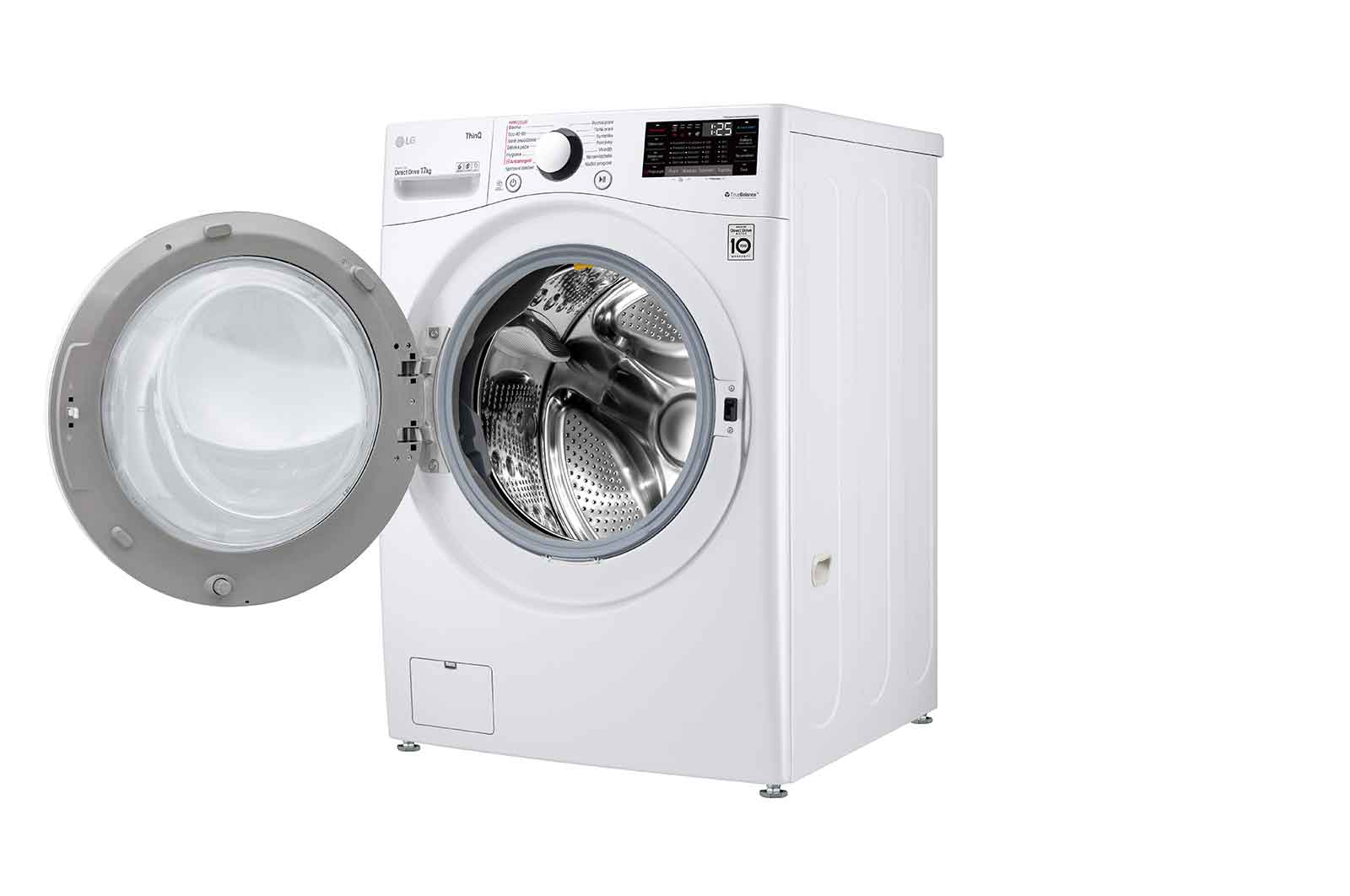 LG 17 kg pračka LG  | E | 1100 ot./min | TurboWash™ | ThinQ™, F171P1CY2W