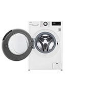 LG Slim parní pračka LG |7 kg | D | 1200 ot./min | Direct Drive™ | Bílá + černá dvířka, F27V3HY6W