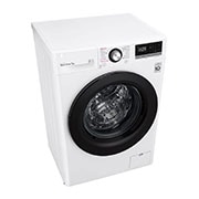 LG Slim parní pračka LG |7 kg | D | 1200 ot./min | Direct Drive™ | Bílá + černá dvířka, F27V3HY6W