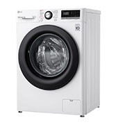 LG Slim parní pračka LG |7 kg | D | 1200 ot./min | Direct Drive™ | Bílá + černá dvířka, F27V3HY6W