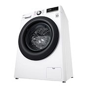 LG Slim parní pračka LG |7 kg | D | 1200 ot./min | Direct Drive™ | Bílá + černá dvířka, F27V3HY6W
