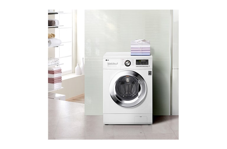 LG 8 kg pračka, 1200 ot./min, 6 Motion DD, 13 programů, 11 přídavných možností, F282G6TDN