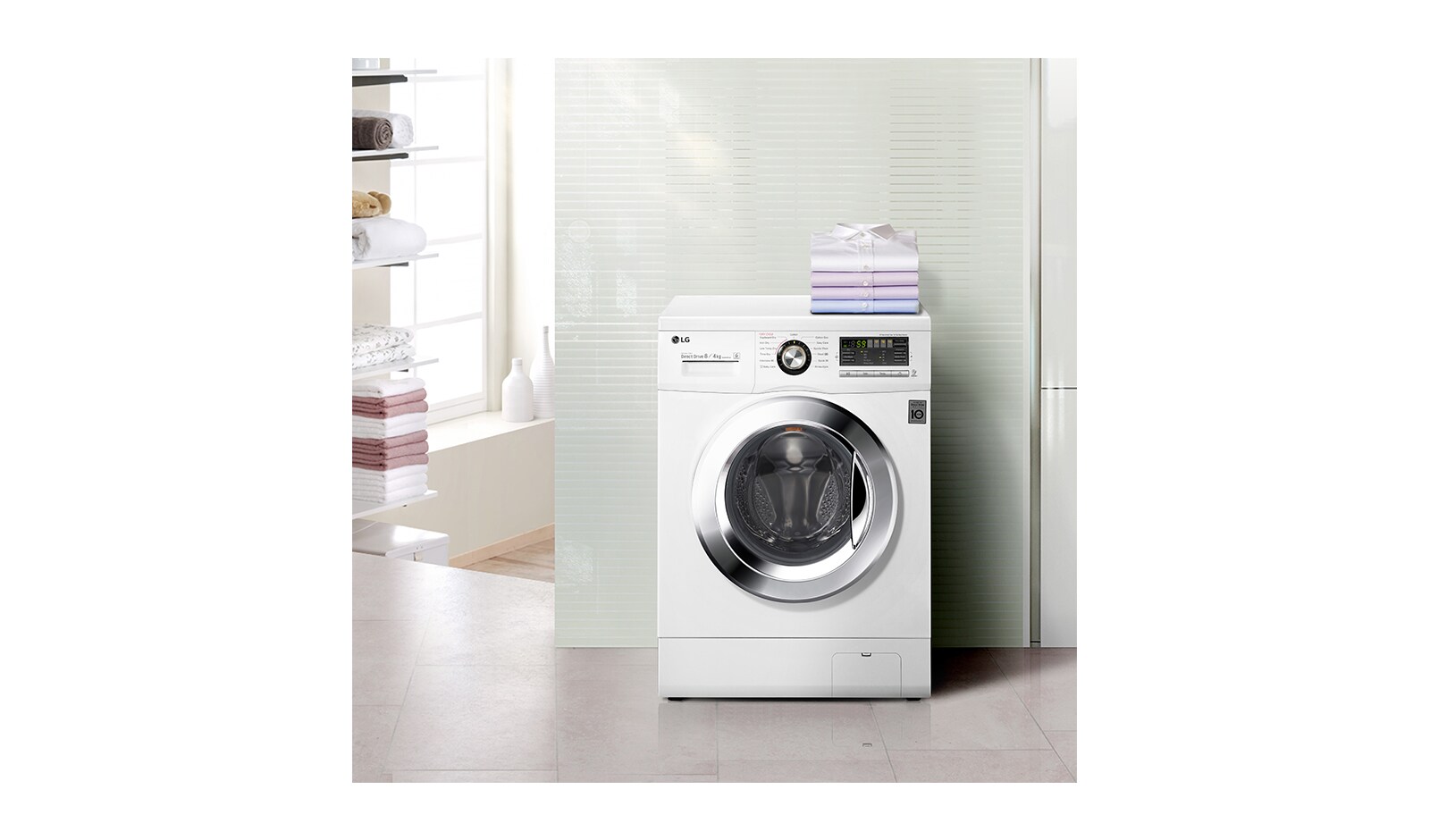 LG 8 kg pračka, 1200 ot./min, 6 Motion DD, 13 programů, 11 přídavných možností, F282G6TDN