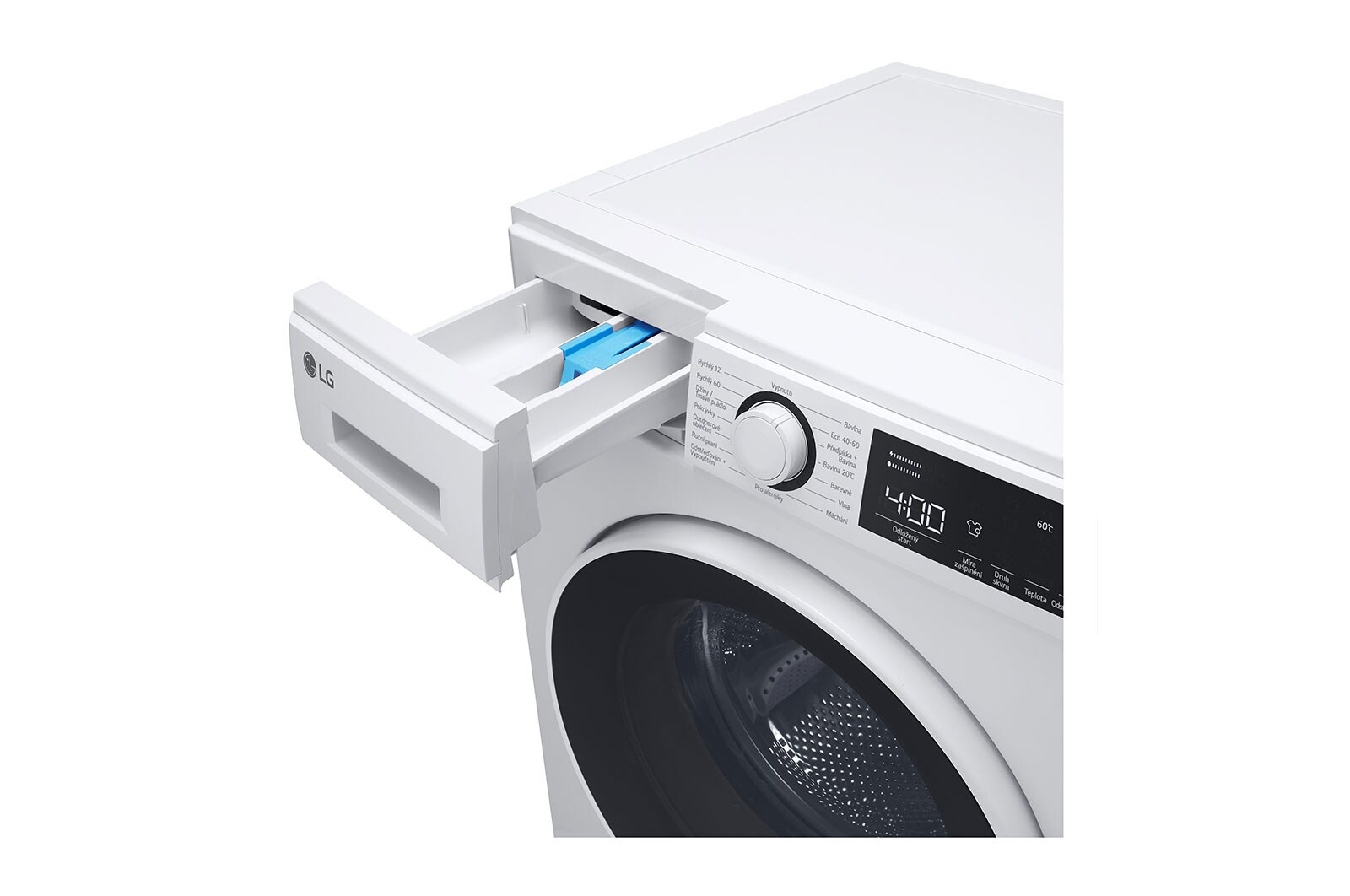 LG 8 kg pračka, BLDC motor, technologie program Pro alergiky, funkce Přidat prádlo a energetická třída B (v rozsahu A až G)., F28T1TNHW
