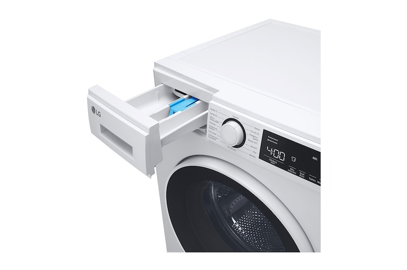 LG 8 kg pračka, BLDC motor, technologie program Pro alergiky, funkce Přidat prádlo a energetická třída B (v rozsahu A až G)., F28T1TNHW