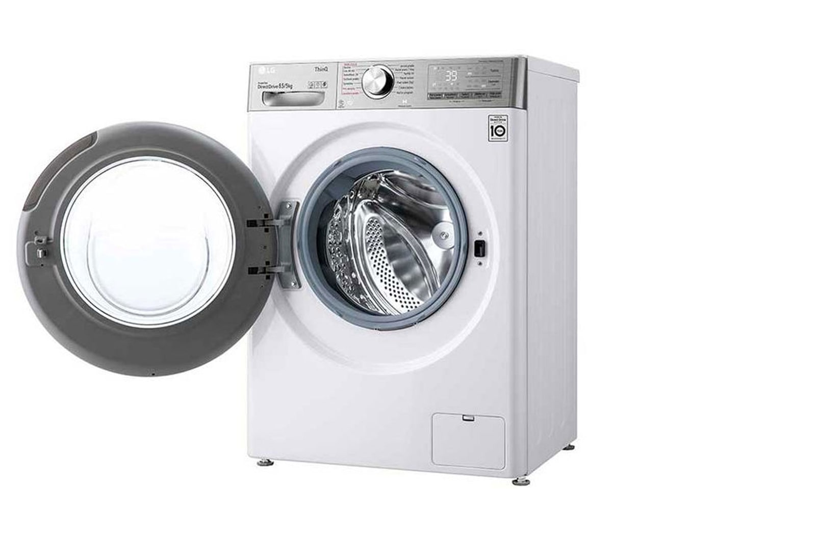 LG Slim parní pračka / sušička LG | 8,5 / 5 kg | 1200 ot./min | TurboWash™360° |Bílá, F2DV9S8H2