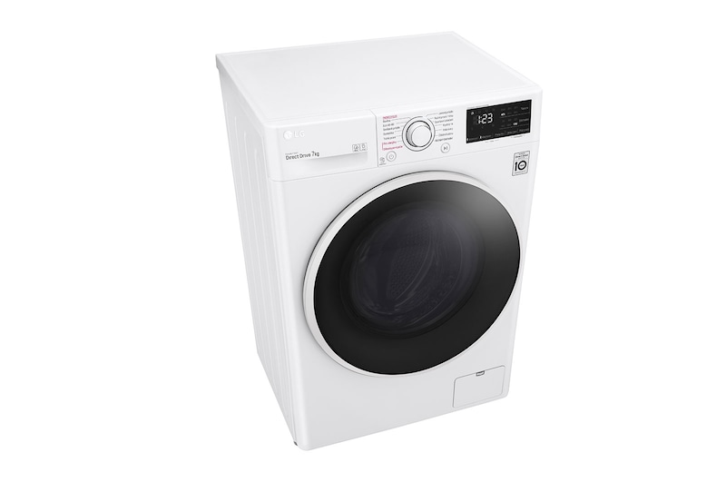 LG 7 kg slim parní pračka, Direct Drive™ motor - optimální volba pracích pohybů, Steam™, Smart Diagnosis™, Přidat prádlo, F2S7V3HYTW
