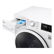 LG 7 kg slim parní pračka, Direct Drive™ motor - optimální volba pracích pohybů, Steam™, Smart Diagnosis™, Přidat prádlo, F2S7V3HYTW