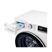LG 6,5 kg slim parní pračka, E, Direct Drive™ motor, optimální volba pracích pohybů, parní péče Steam™, ThinQ™ + WiFi, F2WN5S6S0