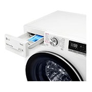 LG 7 kg slim parní pračka, E, Direct Drive™ motor, TurboWash™ - praní za 59 minut, AI DD™ - optimální volba pracích pohybů, parní péče Steam™, ThinQ™ + WiFi, F2WN7S7S1