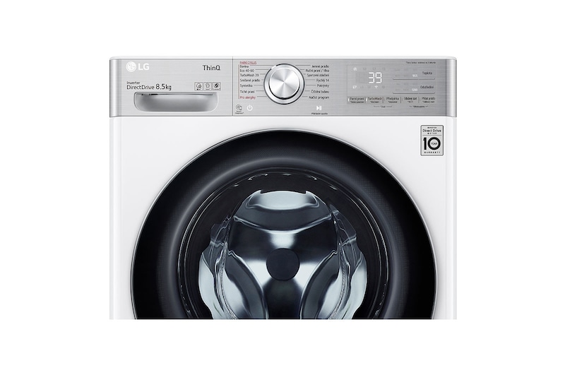 LG 8,5 kg slim parní pračka LG  | 1200 ot./min | AI DD™ | TurboWash™360°, F28V9GW2W