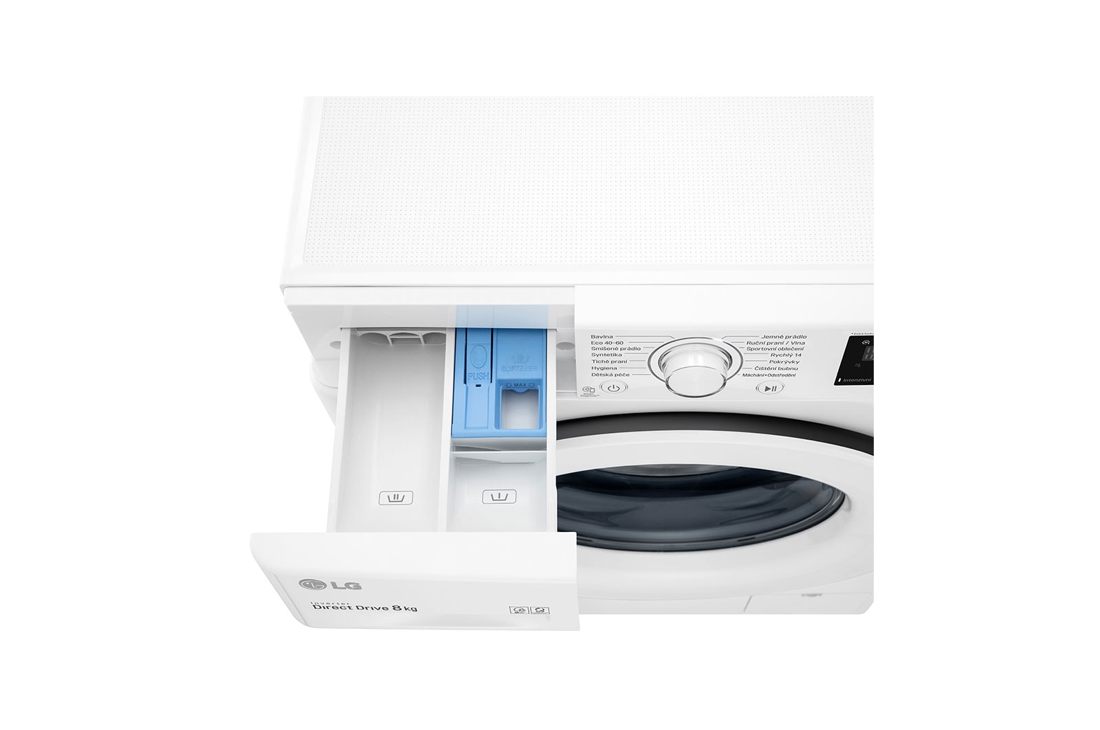LG 8 kg automatická pračka LG | 1400 ot./min | Direct Drive™ | AI DD™, FB48V3TN3W
