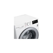 LG 8 kg parní pračka, Direct Drive™ motor, optimální volba pracích pohybů, parní praní Steam™, Smart Diagnosis, Funkce přidat prádlo, F48V3TW4W