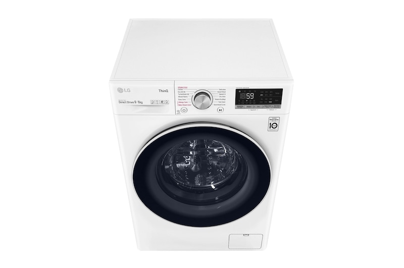 LG 8 kg parní pračka, Direct Drive™ motor, optimální volba pracích pohybů, parní praní Steam™, TurboWash™, ThinQ+WiFi, F48V5TW0W