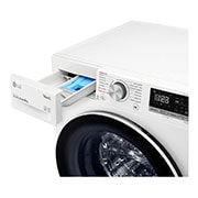 LG 9 kg parní pračka, D, Direct Drive™ motor, AI DD™ - optimální volba pracích pohybů, Steam™ - parní praní, ThinQ™ + WiFi, F4WN509S0