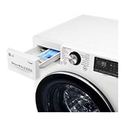 LG 10,5 kg parní pračka, A+++ (v rozsahu A+++ až D), Direct Drive™ motor, AI DD™ - optimální volba pracích pohybů, Steam™ - parní praní, ThinQ™ + WiFi, F4WV510S0