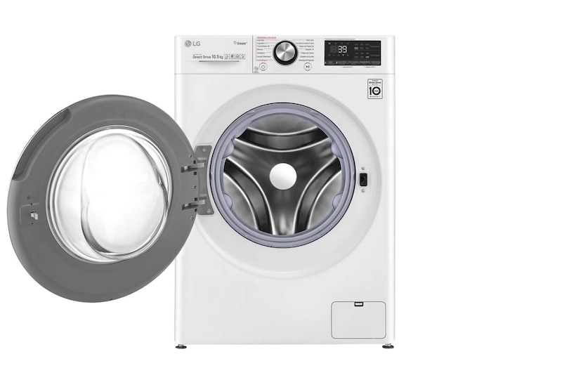 LG 10,5 kg parní pračka, A+++ (v rozsahu A+++ až D), Direct Drive™ motor, AI DD™ - optimální volba pracích pohybů, Steam™ - parní praní, ThinQ™ + WiFi, F4WV510S0