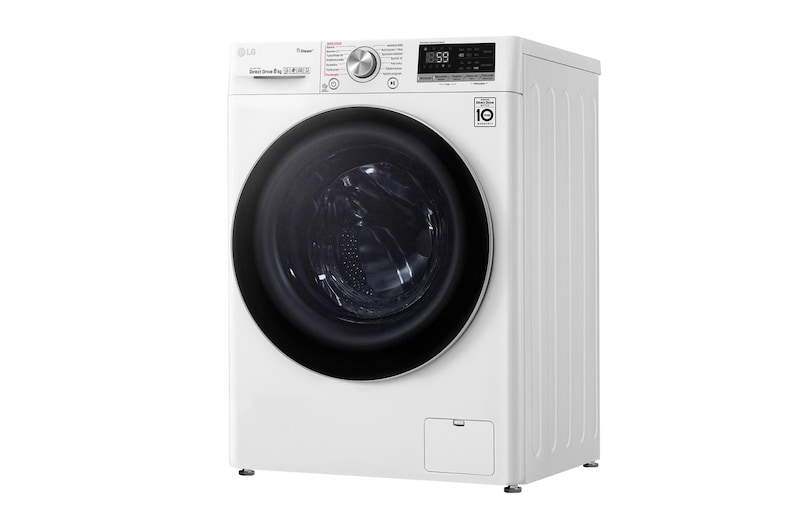 LG 8 kg parní pračka, A+++ (v rozsahu A+++ až D), Direct Drive™ motor, TurboWash™ - praní za 59 minut, AI DD™ - optimální volba pracích pohybů, parní péče Steam+™, ThinQ™+ WiFi, F4WV708P1