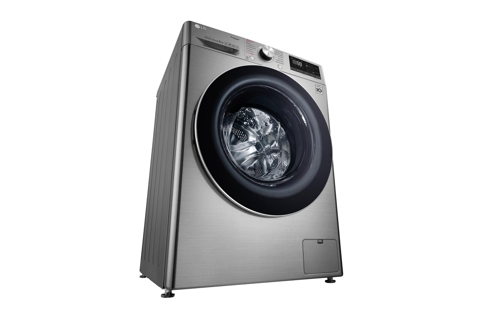 LG 9 kg parní pračka, A (v rozsahu A až G), Direct Drive™ motor, TurboWash™ - praní za 59 minut, AI DD™ - optimální volba pracích pohybů, parní péče Steam+™, ThinQ™ + WiFi, F4WV709P2T