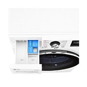 LG 10,5 kg parní pračka, A+++ (v rozsahu A+++ až D), Direct Drive™ motor, TurboWash™360° - praní za 39 minut,  AI DD™ - optimální volba pracích pohybů, parní péče Steam+™, ThinQ™ + WiFi, F4WV910P2