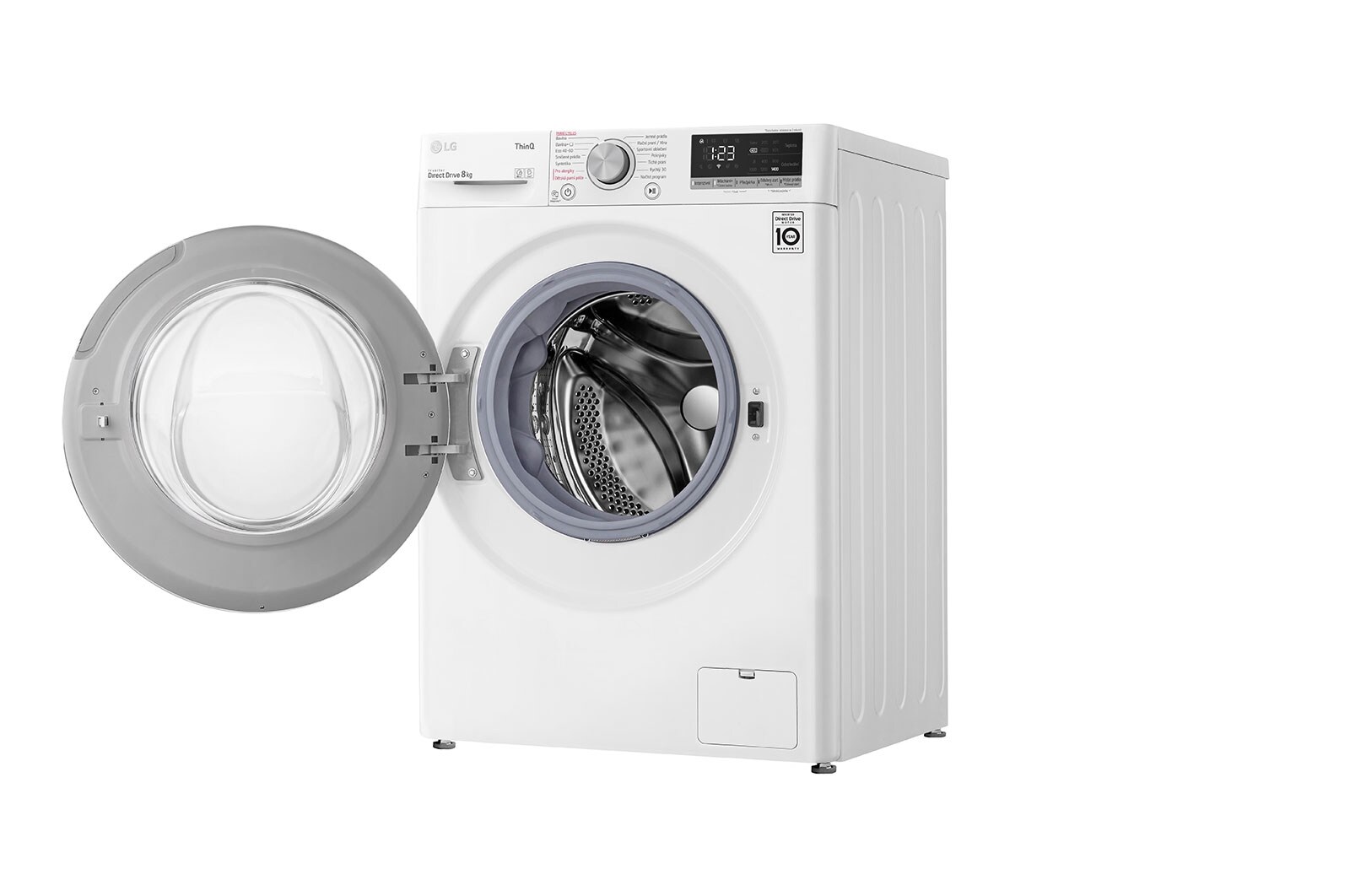 LG 8 kg parní pračka, D, Direct Drive™ motor, AI DD™ - optimální volba pracích pohybů, parní praní Steam™, Smart ThinQ + WiFi, F4ZN500S1