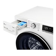 LG 8 kg parní pračka, D, Direct Drive™ motor, AI DD™ - optimální volba pracích pohybů, parní praní Steam™, Smart ThinQ + WiFi, F4ZN500S1