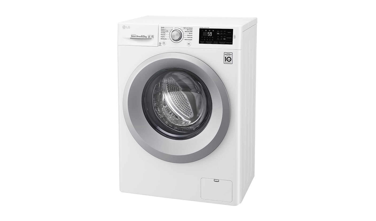 LG 6,5 kg slim pračka, 1000 ot./min, A+++ (v rozsahu A+++ až D), 6 Motion DD, 14 programů, F60J5WN4W