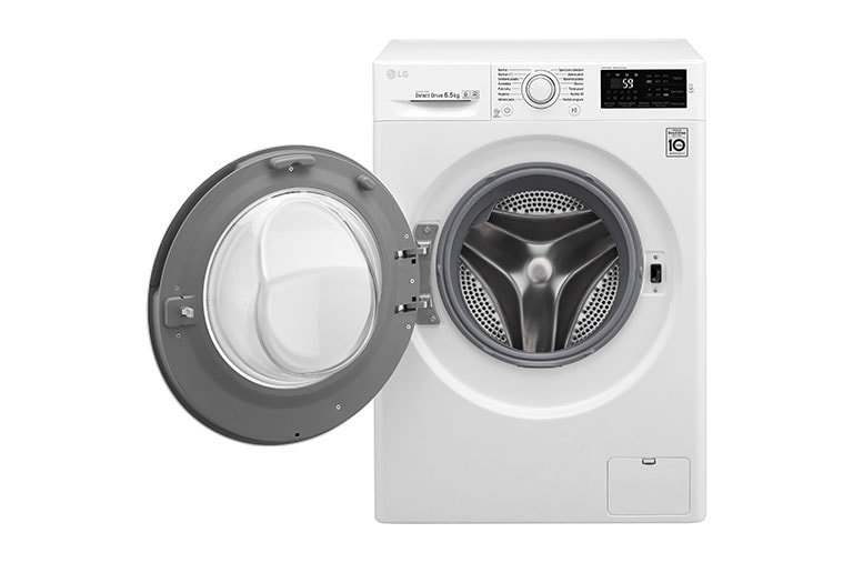 LG 6,5 kg slim pračka, 1000 ot./min, A+++ (v rozsahu A+++ až D), 6 Motion DD, 14 programů, F60J6WN0W