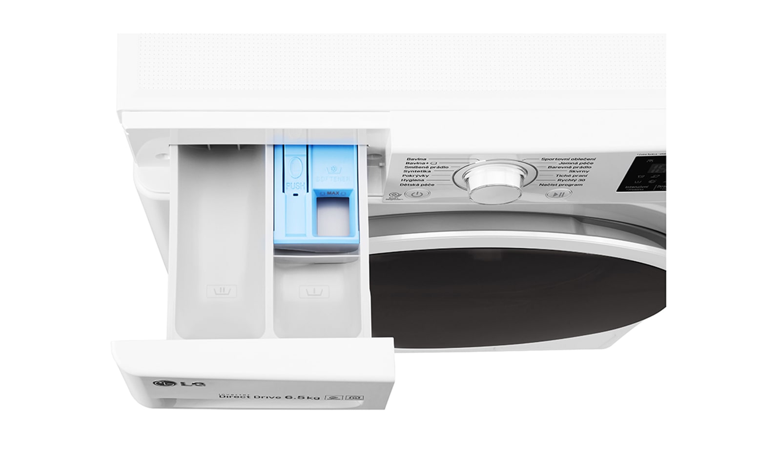 LG 6,5 kg slim pračka, 1000 ot./min, A+++ (v rozsahu A+++ až D), 6 Motion DD, 14 programů, F60J6WN0W