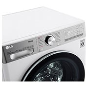 LG 10,5 kg parní pračka, Direct Drive™ motor, neomezené množství pracích pohybů, parní praní Steam+™, TurboWash™360°, ThinQ+WiFi, F610V10RABW