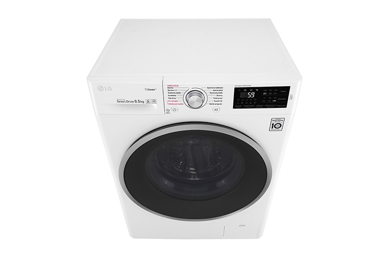 LG 6,5 kg slim parní parní pračka, 1200 ot./min, A+++ (v rozsahu A+++ až D), 6 Motion DD, Steam™ - parní praní, 14 programů, F62J6WY1W