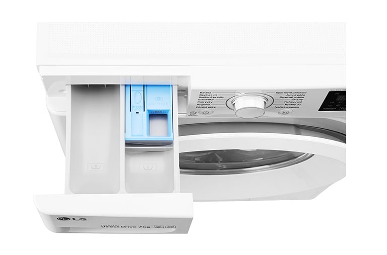 LG 7 kg pračka, 1000 ot./min, A+++ (v rozsahu A+++ až D), 6 Motion DD, 14 programů, F70J5QN3W