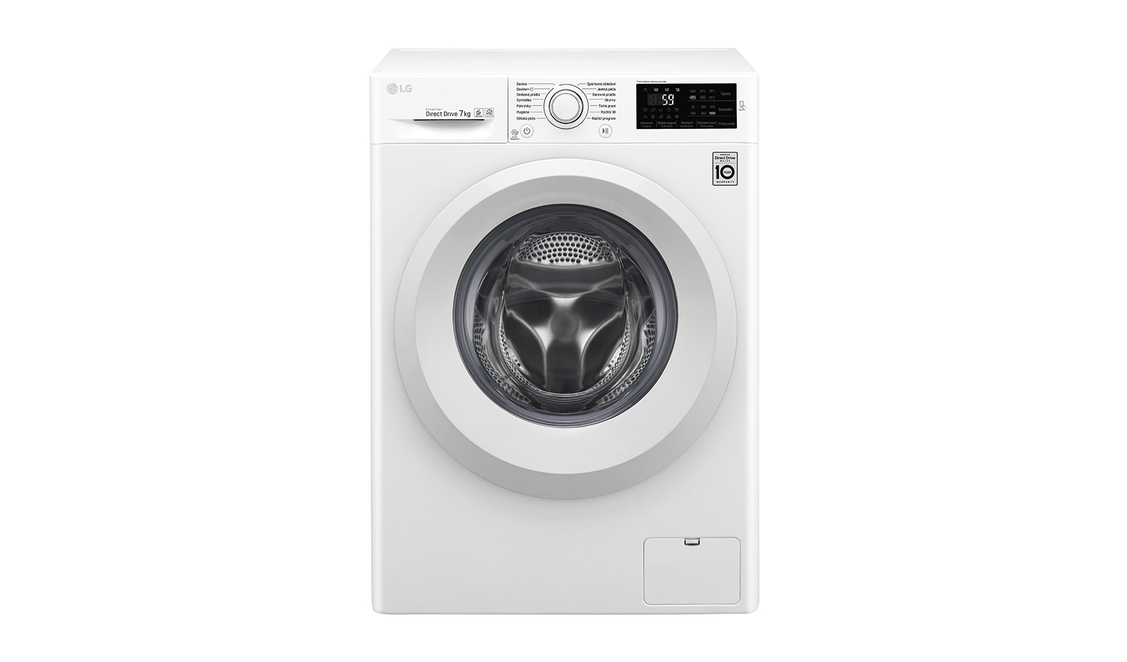 Čelní pohled na 7 kg pračka, 1000 ot./min, A&#43;&#43;&#43; (v rozsahu A&#43;&#43;&#43; až D), 6 Motion DD, 14 programů F70J5QN3W