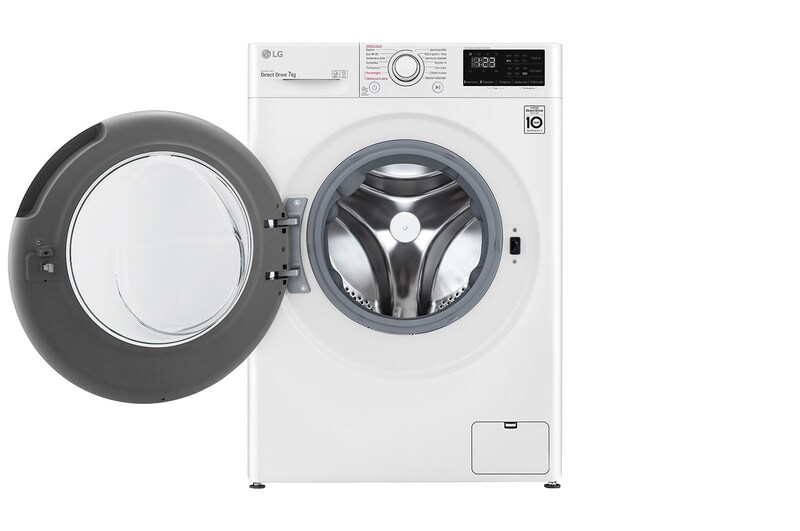 LG 7 kg slim parní pračka, 1200 ot./min, D, 6 Motion DD, Direct Drive™, Steam™ - parní praní, Smart Diagnosis™, Přidat prádlo, F72J5HY3WE