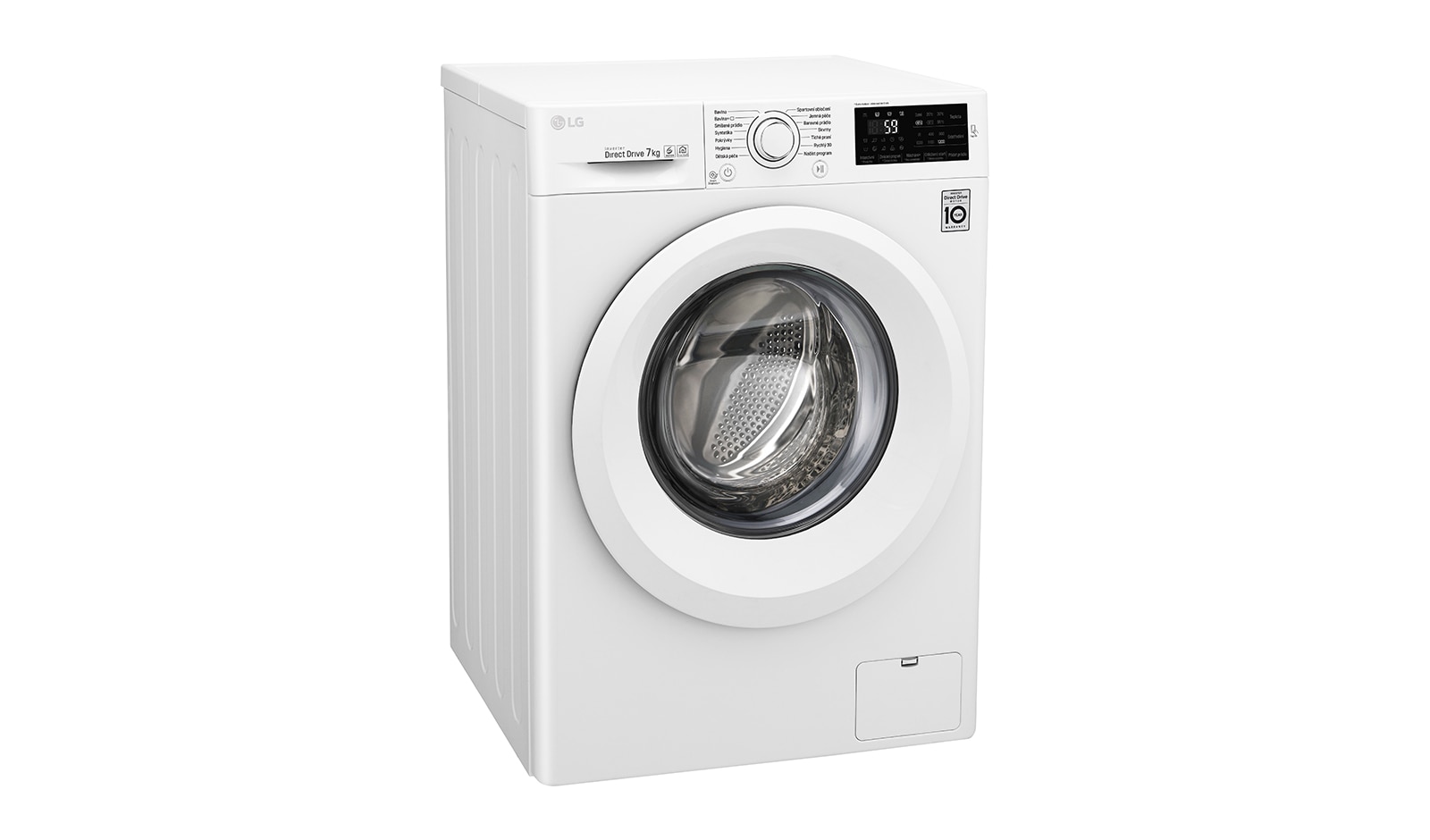 LG 7 kg pračka, 1200 ot./min, A+++ (v rozsahu A+++ až D), 6 Motion DD, 14 programů, F72J5QN3W