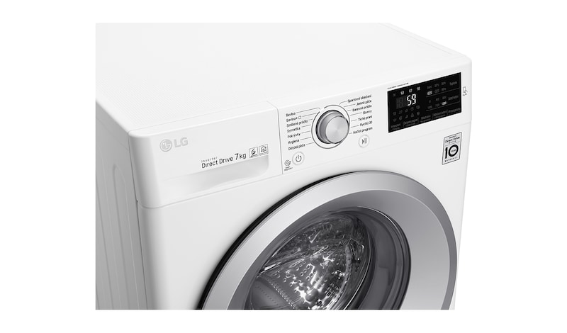 LG 7 kg pračka, 1200 ot./min, A+++ (v rozsahu A+++ až D), 6 Motion DD, 14 programů, F72J5QN4W