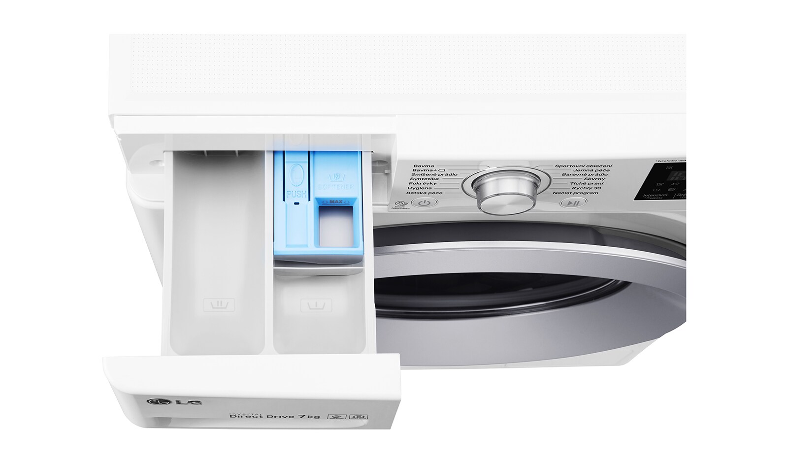 LG 7 kg pračka, 1200 ot./min, A+++ (v rozsahu A+++ až D), 6 Motion DD, 14 programů, F72J5QN4W