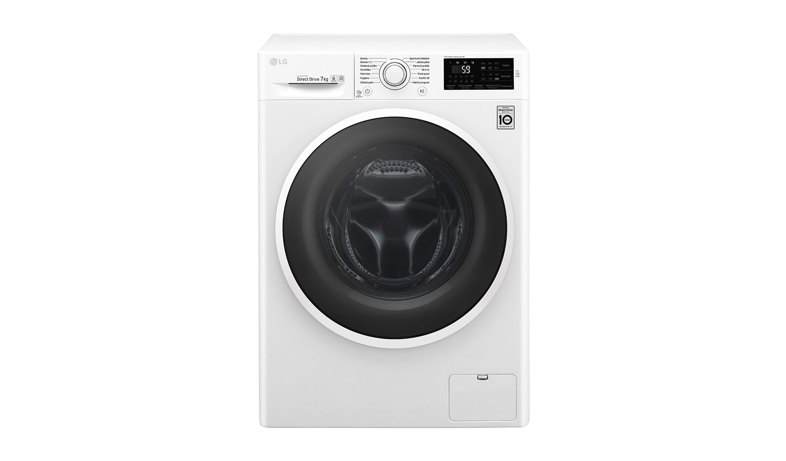 Čelní pohled na 7 kg pračka, 1200 ot./min, A&#43;&#43;&#43; (v rozsahu A&#43;&#43;&#43; až D), 6 Motion DD, 14 programů F72J6QN0W