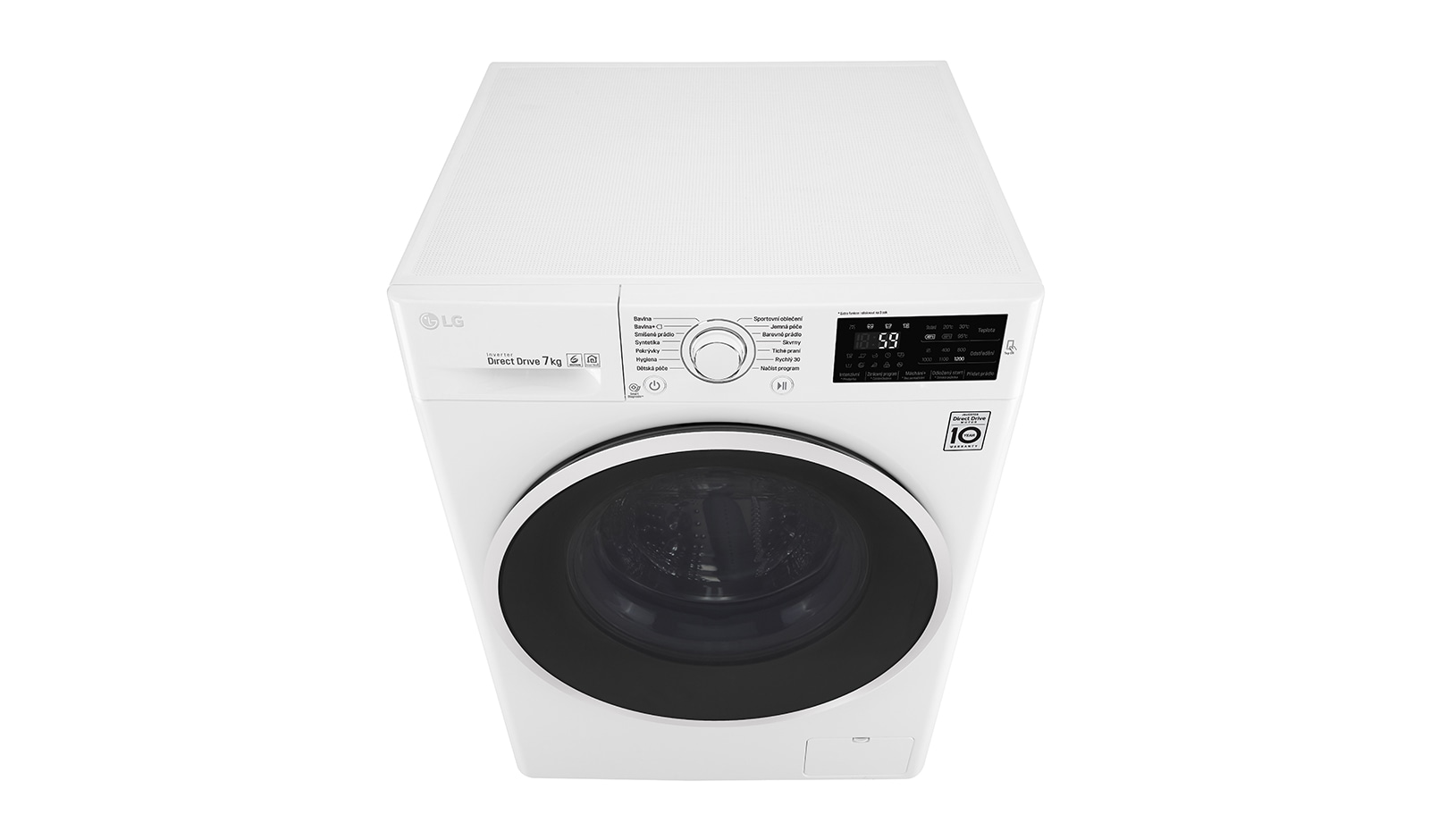 LG 7 kg pračka, 1200 ot./min, A+++ (v rozsahu A+++ až D), 6 Motion DD, 14 programů, F72J6QN0W