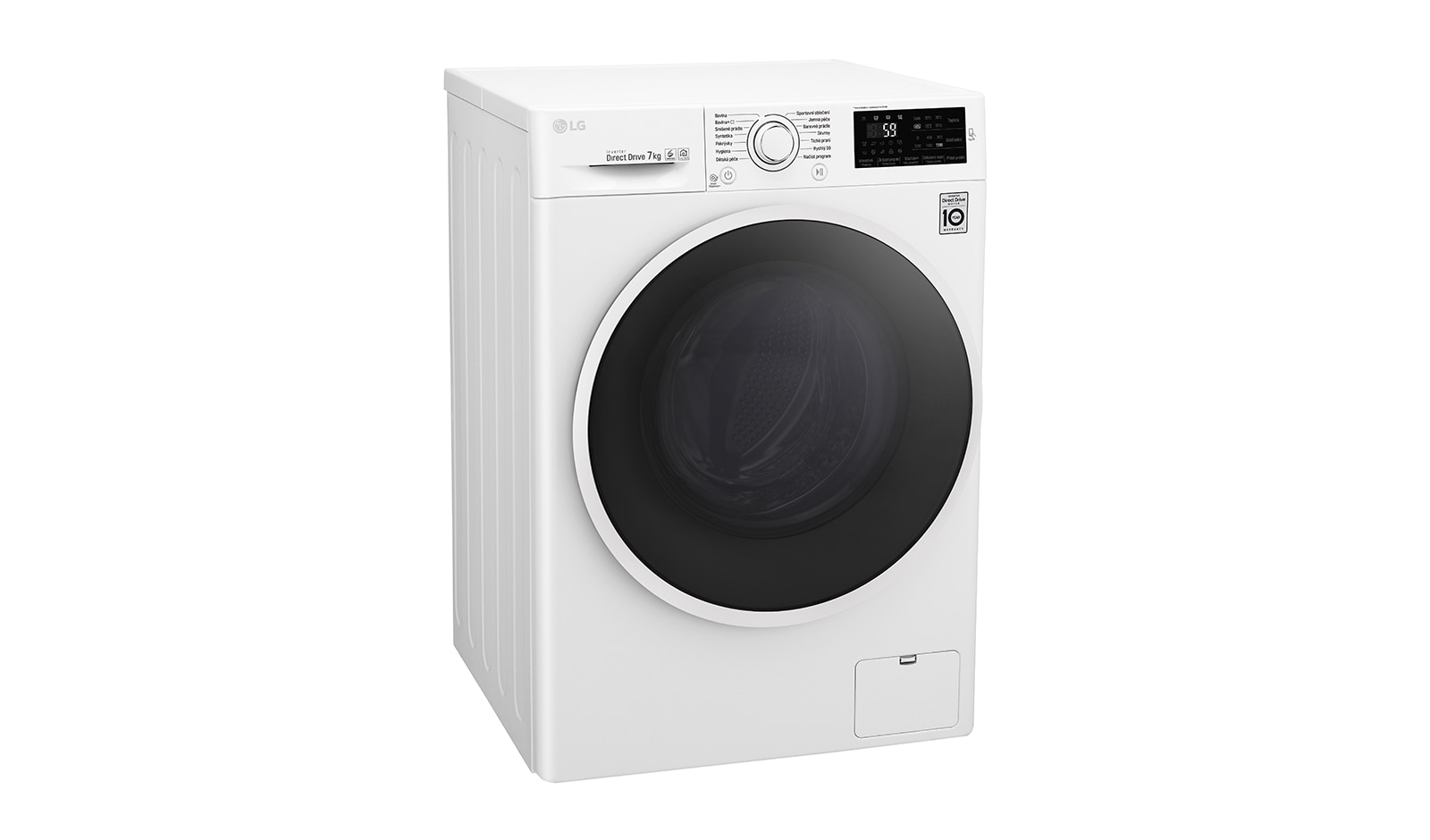 LG 7 kg pračka, 1200 ot./min, A+++ (v rozsahu A+++ až D), 6 Motion DD, 14 programů, F72J6QN0W