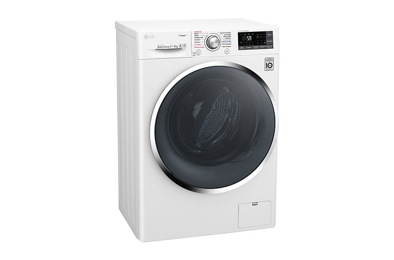 LG 7 kg pračka / 4 kg sušička, 1200 ot./min, B (v rozsahu A až G), 6 Motion DD, Direct Drive™, Steam™ - parní praní, ThinQ™, Přidat prádlo, 14 programů, 7 možností sušení, F72J7HG2W