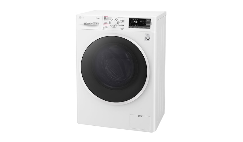 LG 7 kg slim parní pračka, 1200 ot./min, 6 Motion DD, Direct Drive™, Steam™ - parní praní, ThinQ™, Přidat prádlo, F72J7HY0W