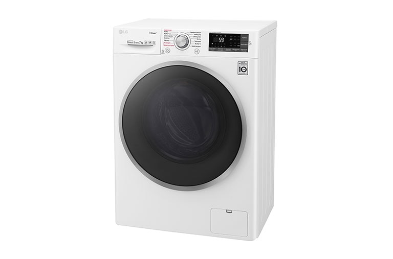 LG 7 kg slim parní pračka, 1200 ot./min, 6 Motion DD, Direct Drive™, Steam™ - parní praní, ThinQ™, Přidat prádlo, F72J7HY1W