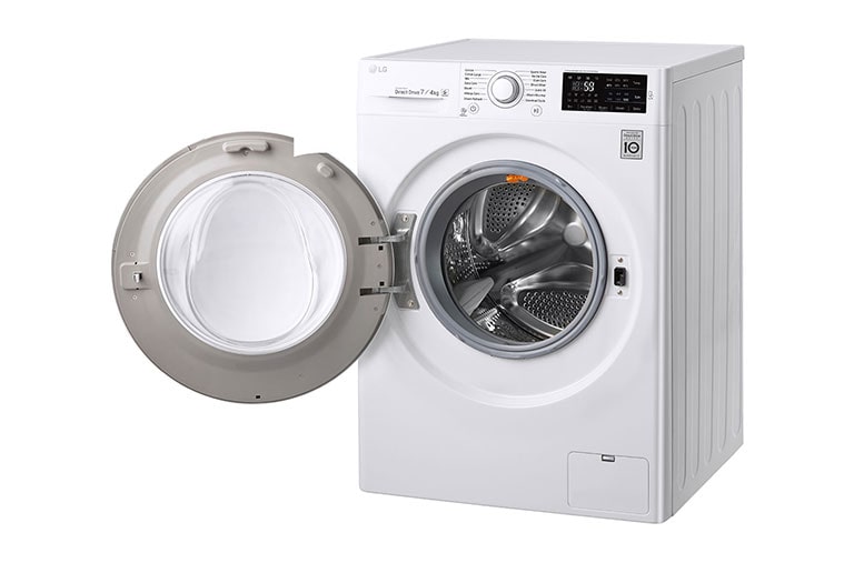 LG 7 kg pračka / 4 kg sušička , 1200 ot./min, SlimCombo, 6 Motion DD, 14 programů, 10 přídavných možností, 7 možností sušení, F72U2HDM0N
